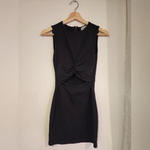 Superdown Cut Out Black Dress